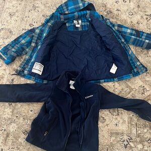 Columbia Youth Jacket Youth Sz S (8) Interchange 3 in 1